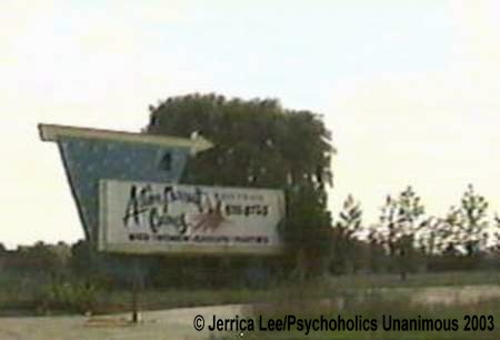 Vista Drive-In Theatre - Vista Marquee Courtesy Jerrica Lee Outdoor Moovies (newer photo)